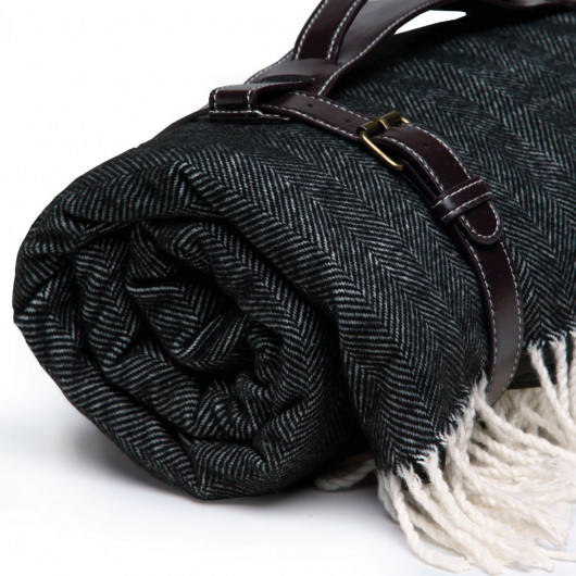 Promotional Blaze Picnic Blankets Herringbone